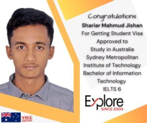 Shariar Mahmud Jishan – Australia