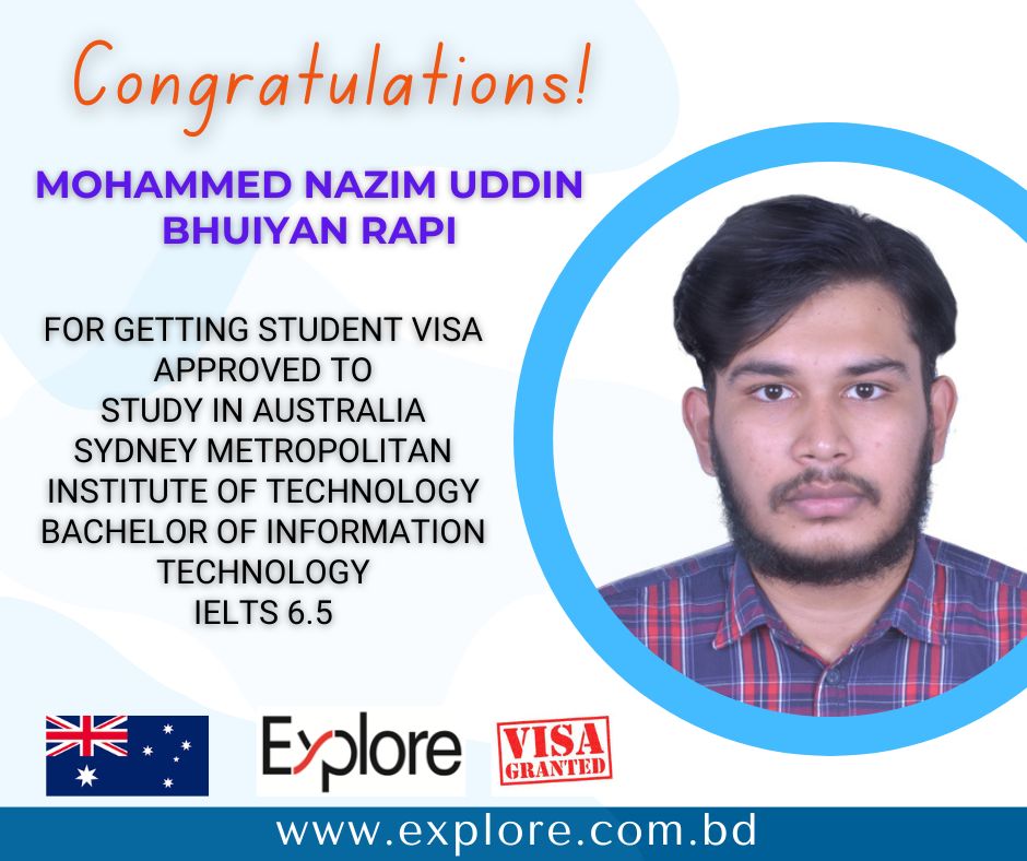 Mohammed Nazim Uddin Bhuiyan Rapi – Australia