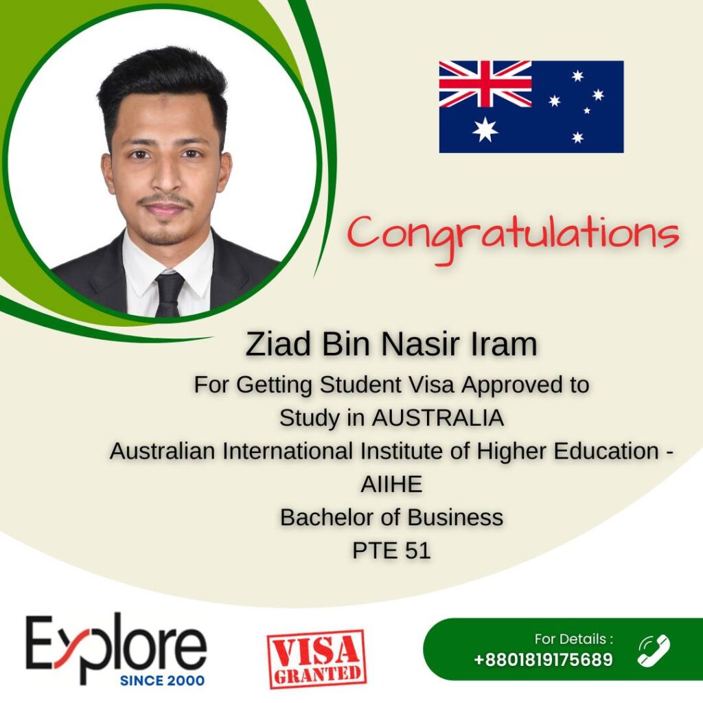 Ziad Bin Nasir Iram – Australia