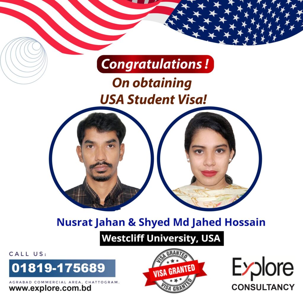Nusrat Jahan & Shyed Md Jahed Hossain – USA