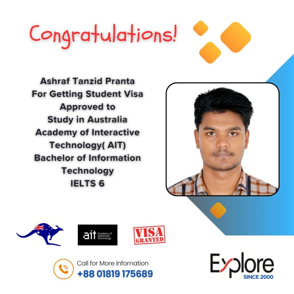 Ashraf Tanzid Pranta – Australia