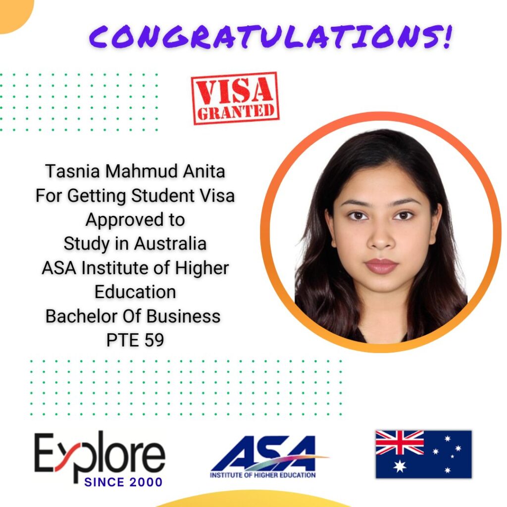 Tasnia Mahmud Anita – Australia