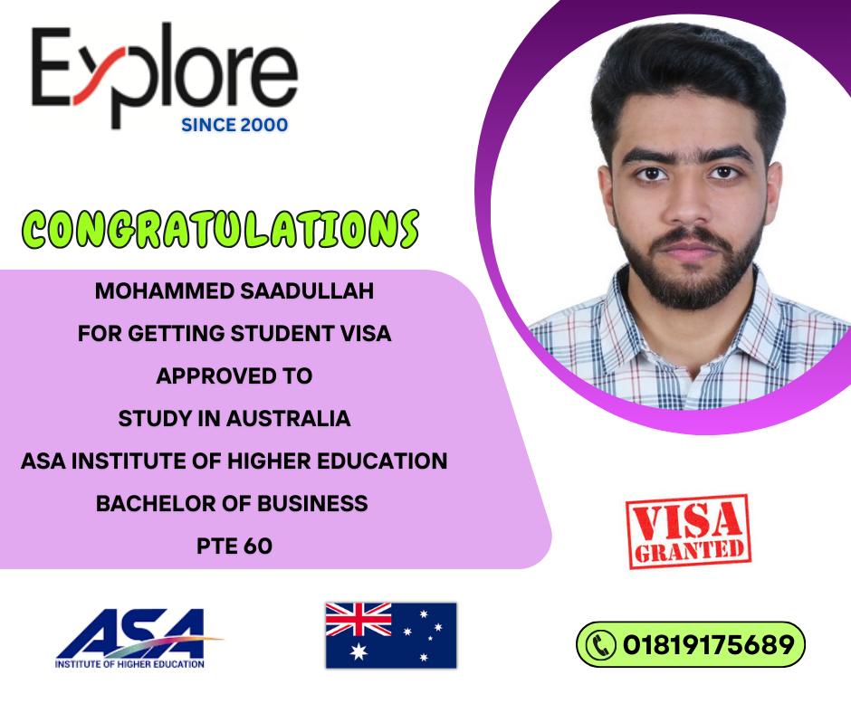Mohammed Saadullah – Australia