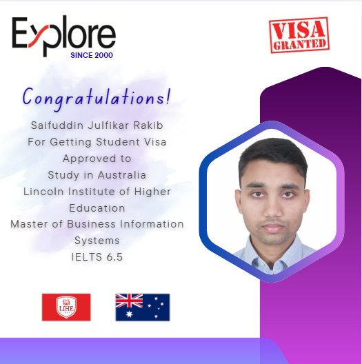 Saifuddin Julfikar Rakib – Australia